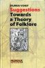 Voigt Vilmos: Suggestions - Towards a Theory of Folklore (angol nyelvű) könyv