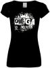 Omega együttes (fekete) női póló