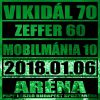 Vikidál 70 - Zeffer 60 - Mobilmánia 10: Jubileumi Nagykoncert 2018.01.06. Bp. Sportaréna (Vinyl) 2LP