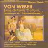 Von Weber: Overture to Der Freischütz / Symphony No. 1 / Clarinet Concerto No.1 - CD